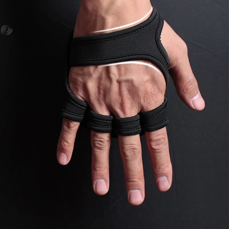 Gym Fitness Gloves Hand Protector Men Women Bodybuilding Workout Power Weight Lifting Training Gloves Dumbbell Grips Pads
